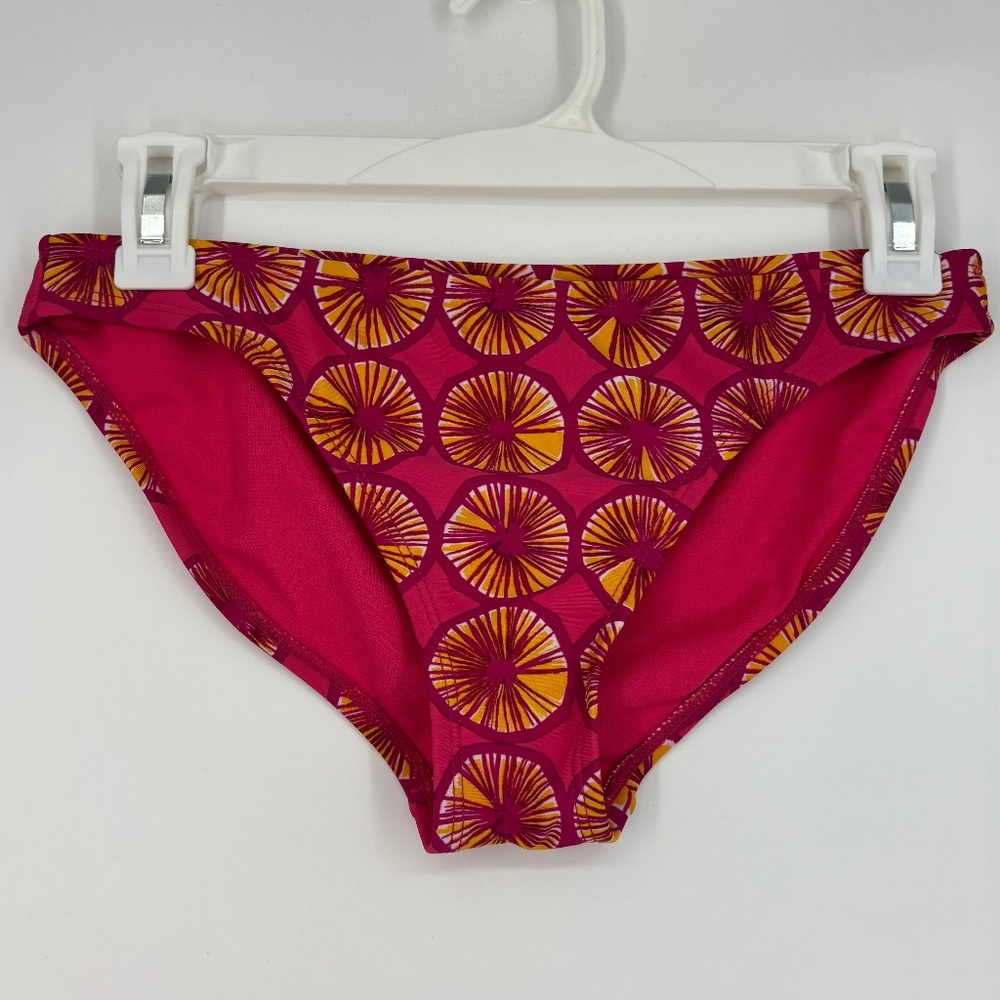 Merimekko for Target Womens XS Bikini Bottoms Pink Yellow Geometric Print Lined